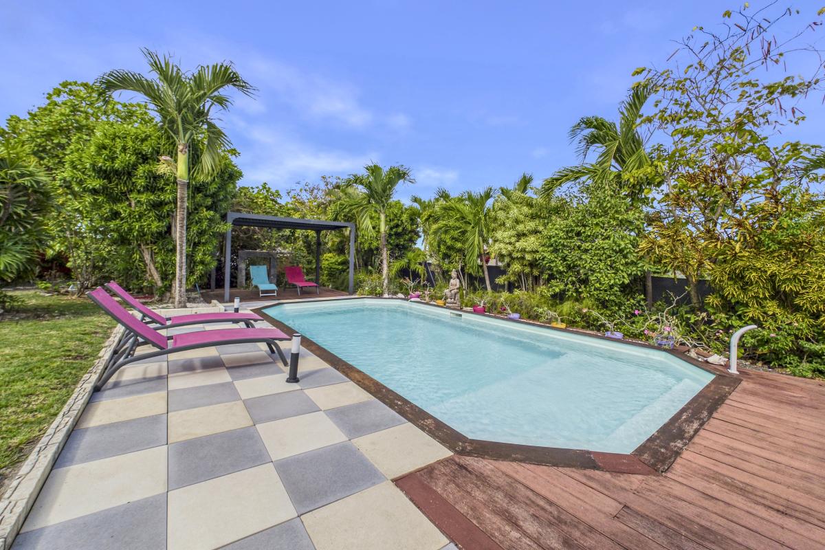 3.Location Villa piscine saint françois Guadeloupe_piscine